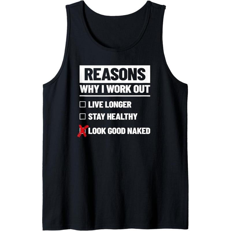 Fitness Meme - Workout Motivation Quotes - Funny Workout Tank Top Made in USA