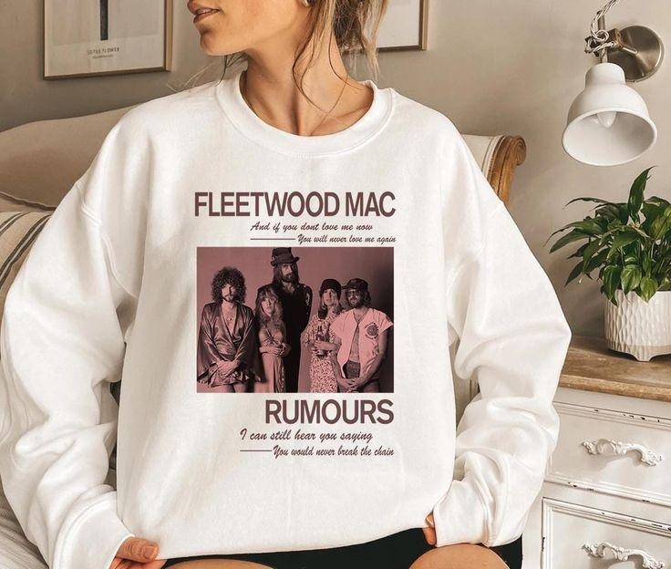 Fleetwood Mac Sweatshirt Fleetwood Mac Vintage Stevie Nicks Sweatshirt Fleetwood Mac