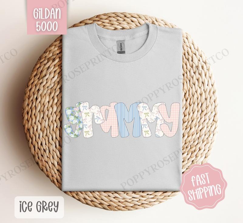 Floral Grammy Gildan Shirt, Cute Spring Grandma Tshirt, Coquette Grammy Tee