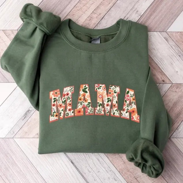 Floral Mama Sweatshirt, Hoodie, T-Shirtstyle{n002}2