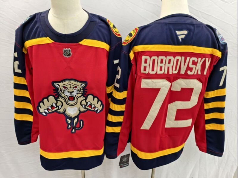 Florida Panthers #72 Sergei Bobrovsky Panthers Style 1
