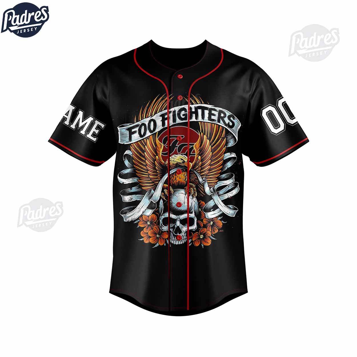 Foo Fighter No One Is You And That Is Your Power Custom Baseball Jersey - Padres Jersey Oasis: Elevate Your Baseball Style Game
