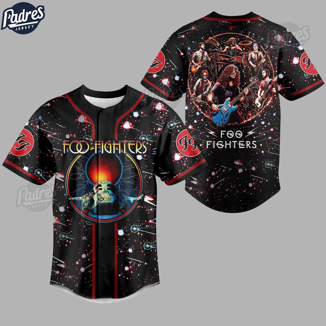 Foo Fighter Universe Custom Baseball Jersey Style - Padres Jersey Oasis: Elevate Your Baseball Style Game
