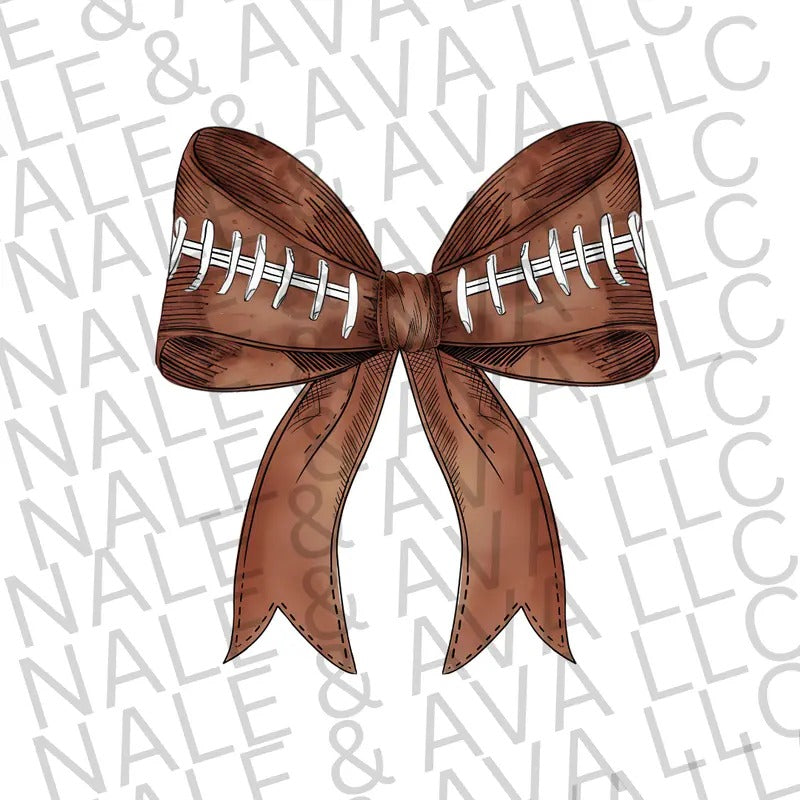 Football Bow DTF Transfer