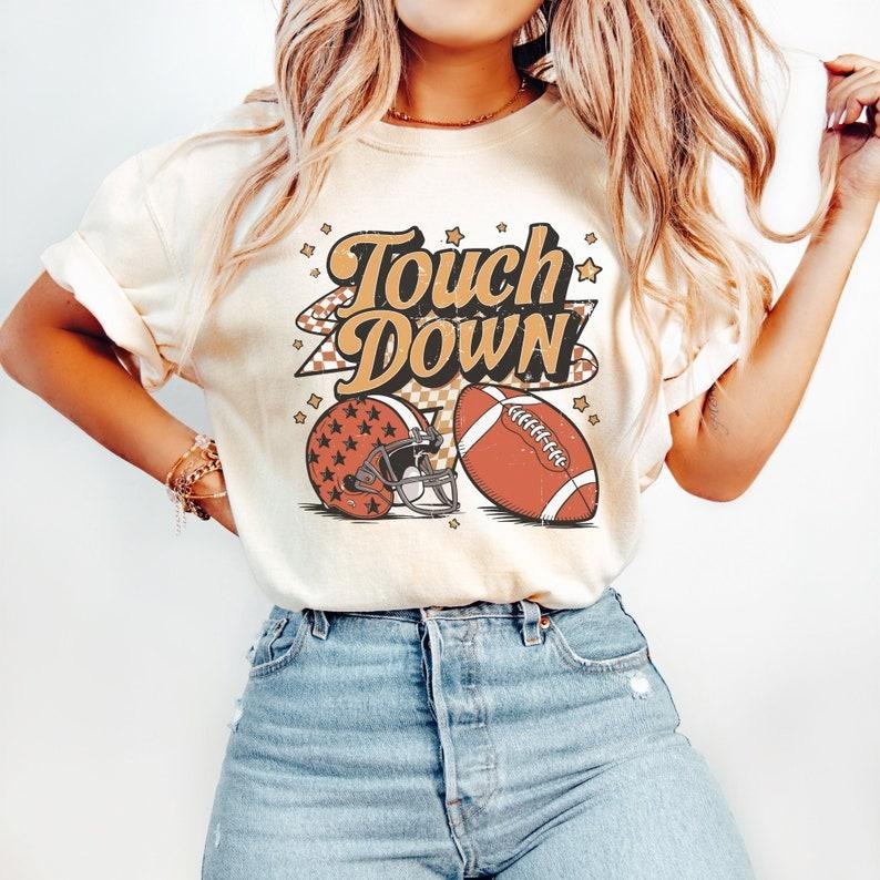 Football Touchdown Tshirt, Gameday Shirt, Football Gameday Touchdown Tee, Womens Football Tee, Unisex Football T-Shirt