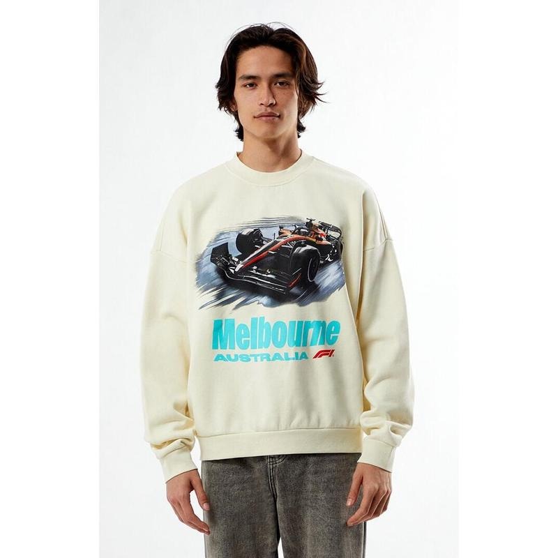 Formula 1 Men's x PacSun Melbourne Australia Southern Land Crew Neck Sweatshirt
