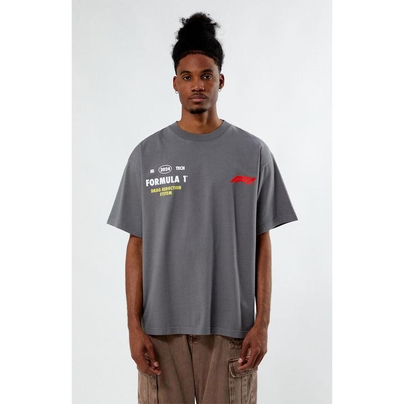 Formula 1 Men's x PacSun Safety Systems Oversized T-Shirt - Multicolor