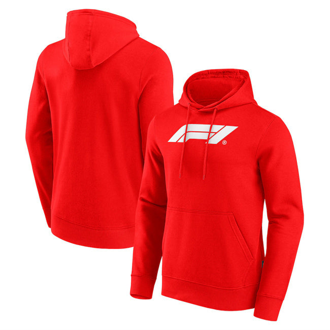 Formula 1 Essentials Logo Red Overhead Hoodie