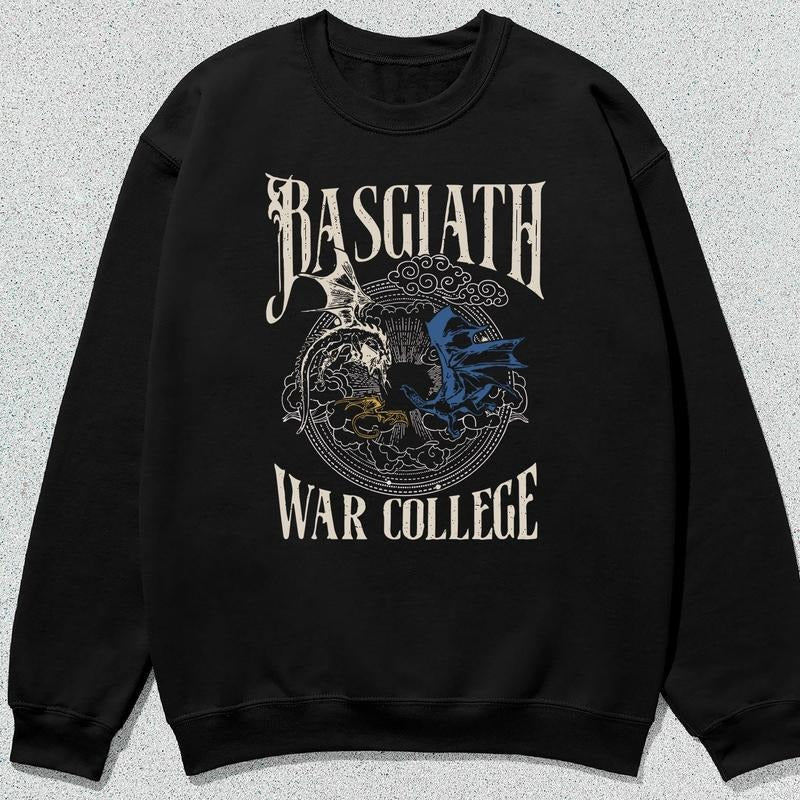 Fourth Wing Sweatshirt, Basgiath War College Sweater, Fourth Wing Shirt, Dragon Rider Shirt, Bookish Tee, The Empyrean Series