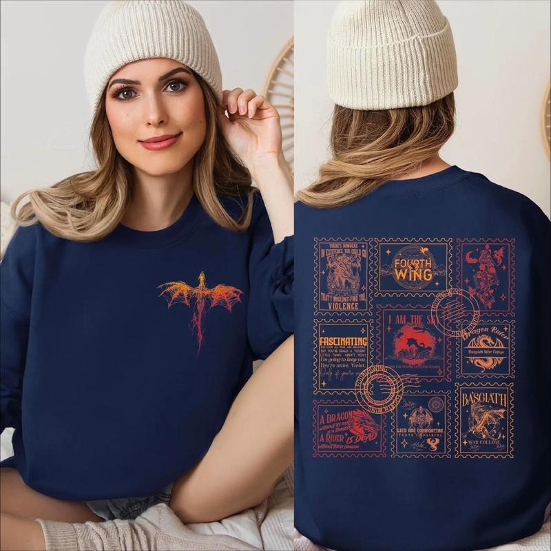 Fourth Wing Sweatshirt, Basgiath War Dragon Rider Shirt, Violet Sorrengail Sweater, Xaden Riorson Hoodie, Riders Quadrant Shirt, Booktok Hoodie