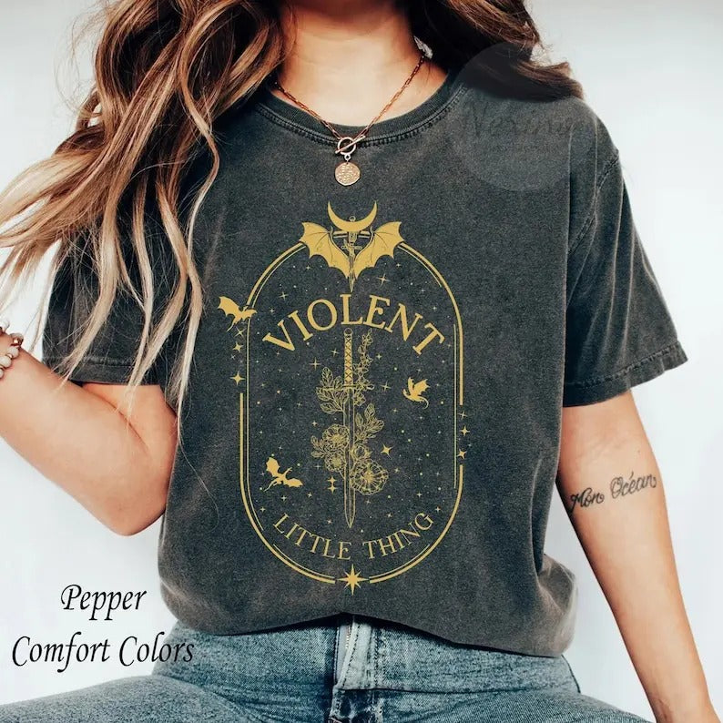 Fourth Wing Violet Sorrengail Band Shirt, Silver One Basgiath War College Tee, Dragon Rider shirt, Xaden Riorson shirt, The Empyrean Seriesstyle{n002}3