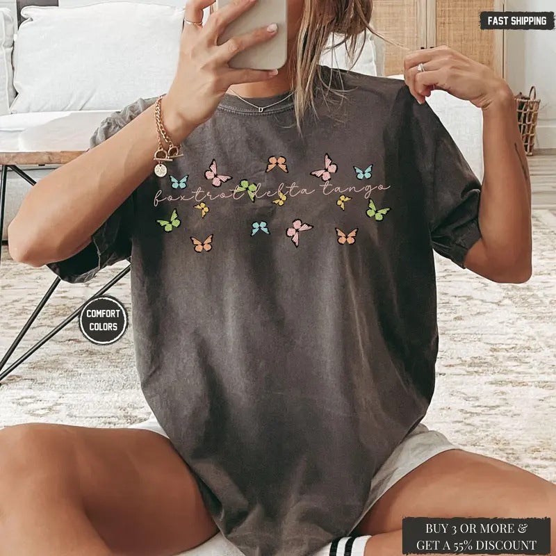 Foxtrot Delta Tango Shirt - Against Fascism Shirt For Women - Trendy FDT TShirt - Democratic Shirt