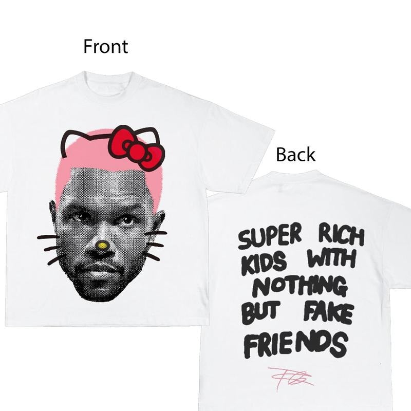 Frank Kitty (PINK) Cute Graphic Tee