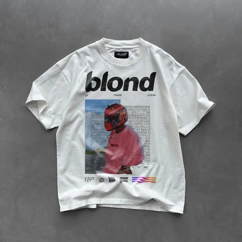 Frank Ocean BLOND Short Sleeve T-Shirt, Blond tshirt, Vintage look shirt, Original design t shirt
