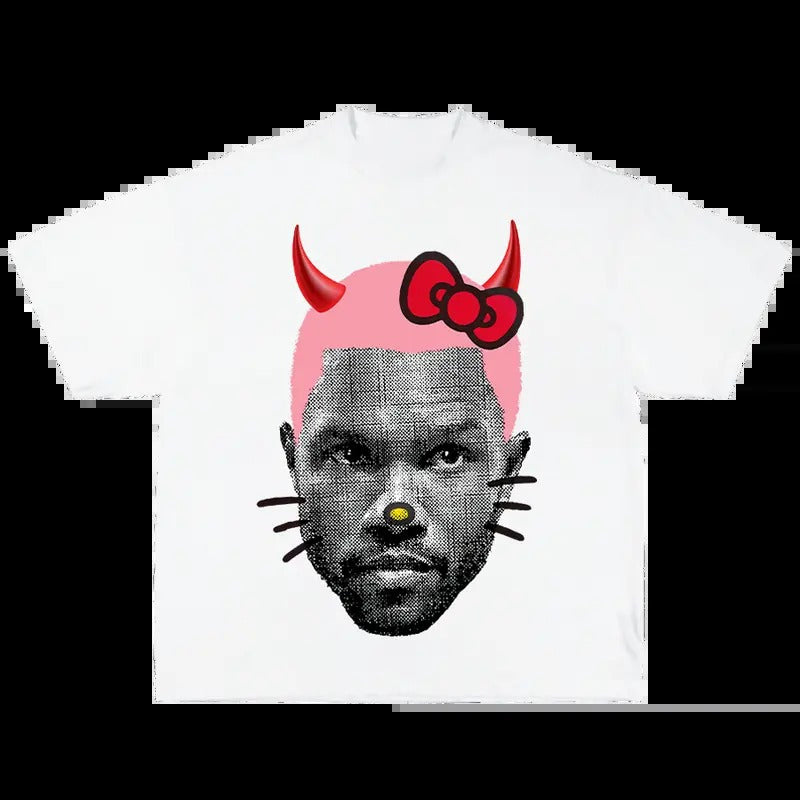 Frank with Horns Halloween Tee