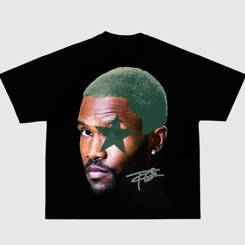 Frankkk Star Bog Face Graphic T-shirt