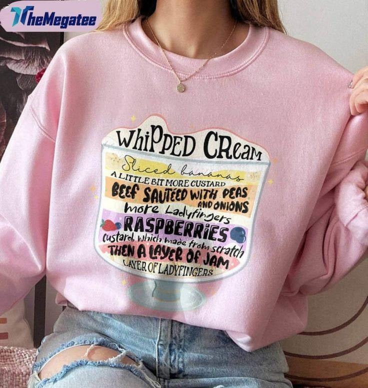 Friends English Trifle Sweatshirt, Trendy Friendsgiving Long Sleeve Design