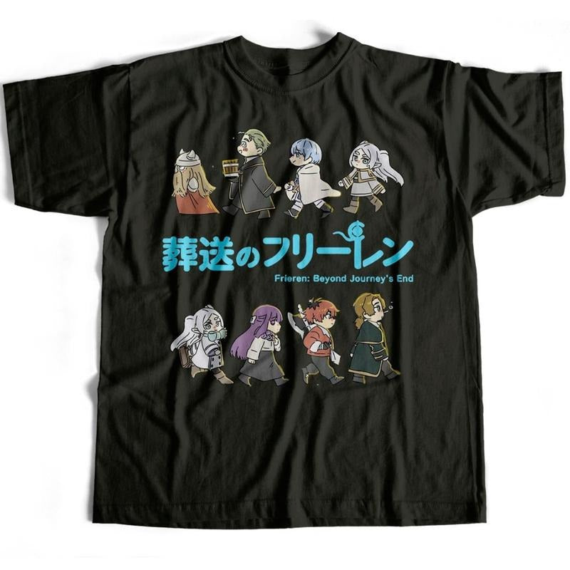 Frieren Beyond Journey's End Shirt, Frieren Cute Cartoon Shirt, Frieren Sweatshirt, Frieren Unisex Cotton Tee T02
