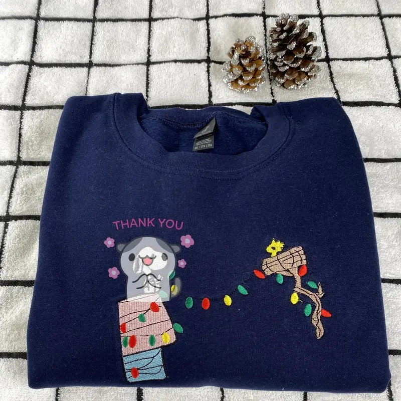 Funny Embroidered christmas Sweatshirt - Family Matching Christmas Party Shirt - Christmas Tee Gifts