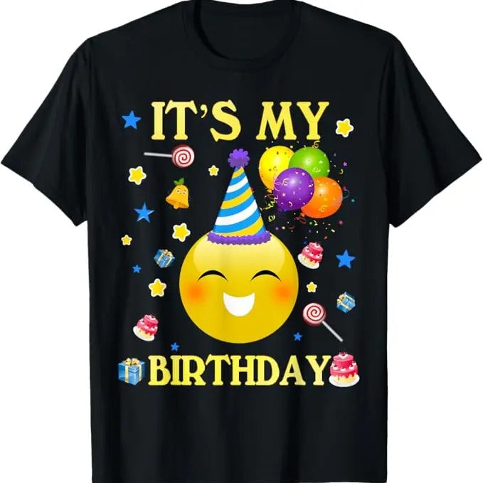 Funny Birthday Shirts, Funny Tee It's My Birthday Funny Cute Women Men Boy Girl T-Shirt - Menswear Top
