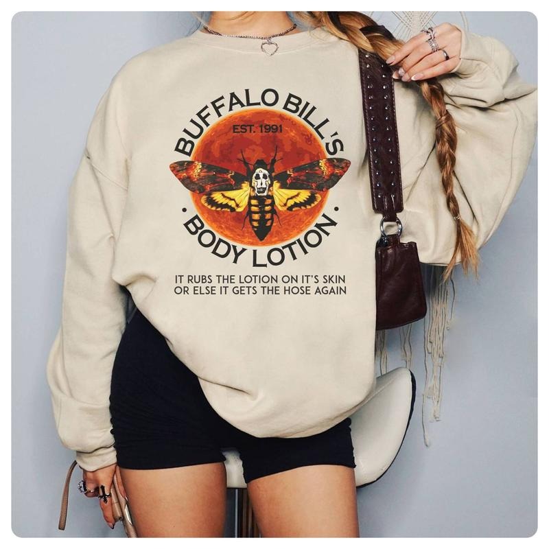 Funny Buffalo Bill's Body Lotion TShirt Halloween Horror Shirt The Silence Of The Lambs TShirt Trick or Treat Shirt