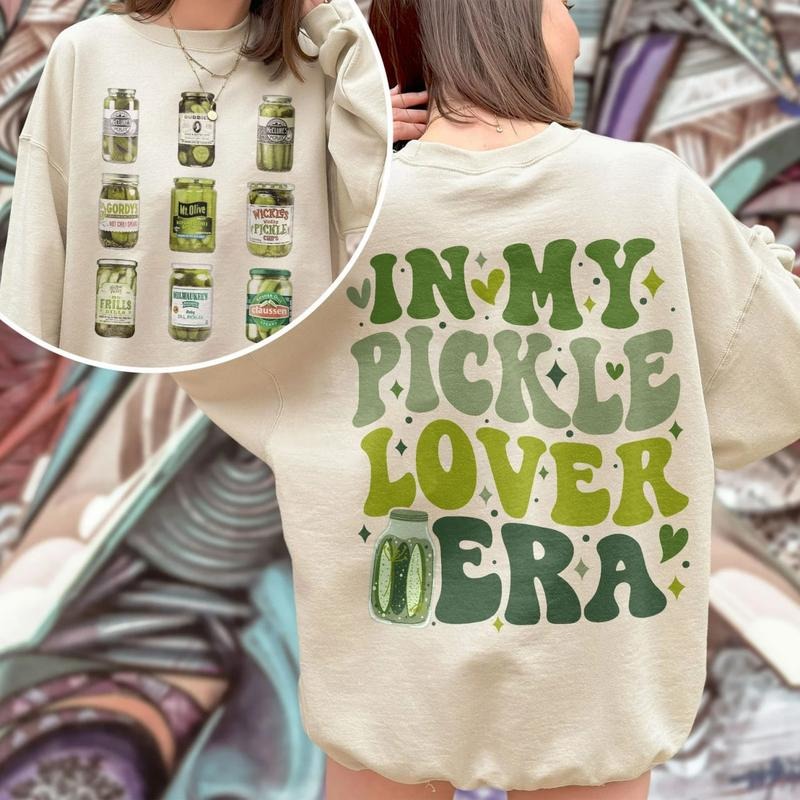 Funny Canned Pickles Sweatshirt, In My Pickle Lover Era T-Shirt, Canned Pickles Sweater, Pickle Jar Tee Shirt, Canning...