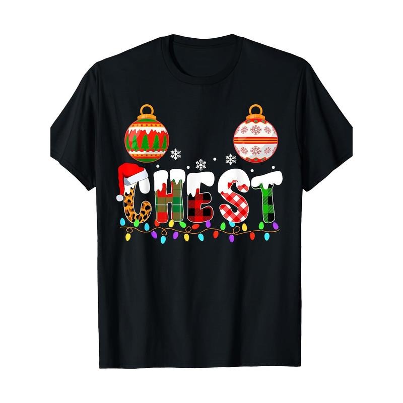 Funny Chestnut Christmas Chestnut men's T-shirt made in usa