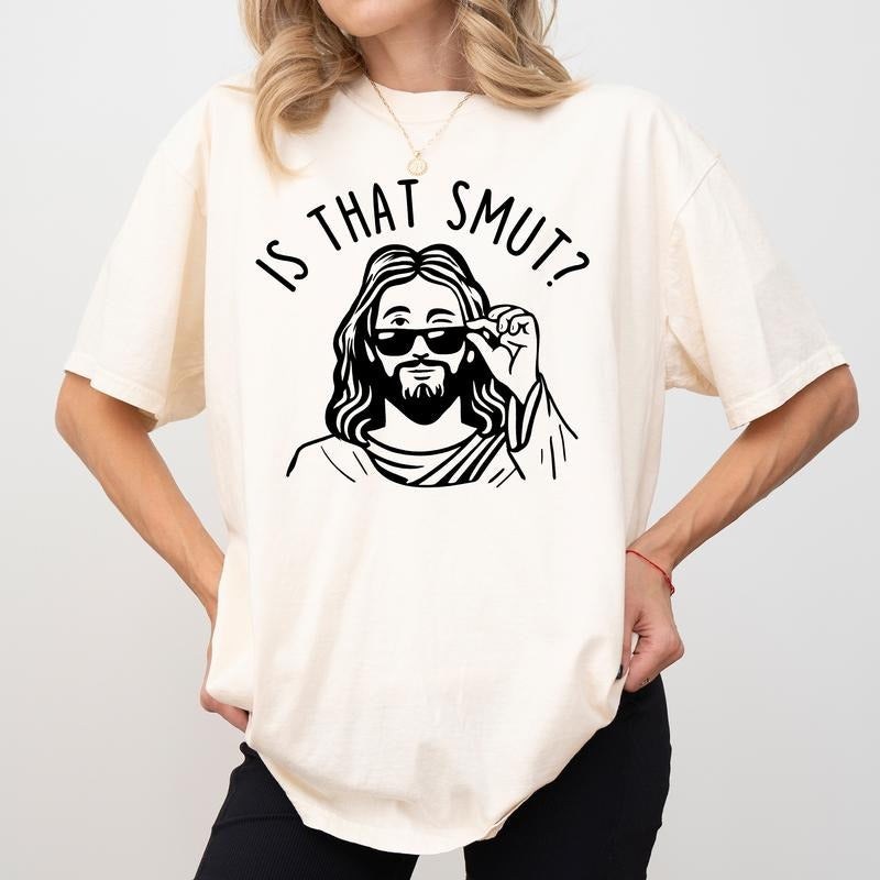 Funny Dark Romance Reader Comfort Colors Shirt, Funny Jesus T-shirt For Book Lover, Bookish Tee, Spicy Reader Shirt, Book Club Womenswear