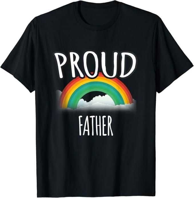 Funny Friend Shirts, Gift For Gay Best Friend, Gay Pride Ally Shirt Friends Proud Ally Father T-Shirt Menswear Top Casual Classic