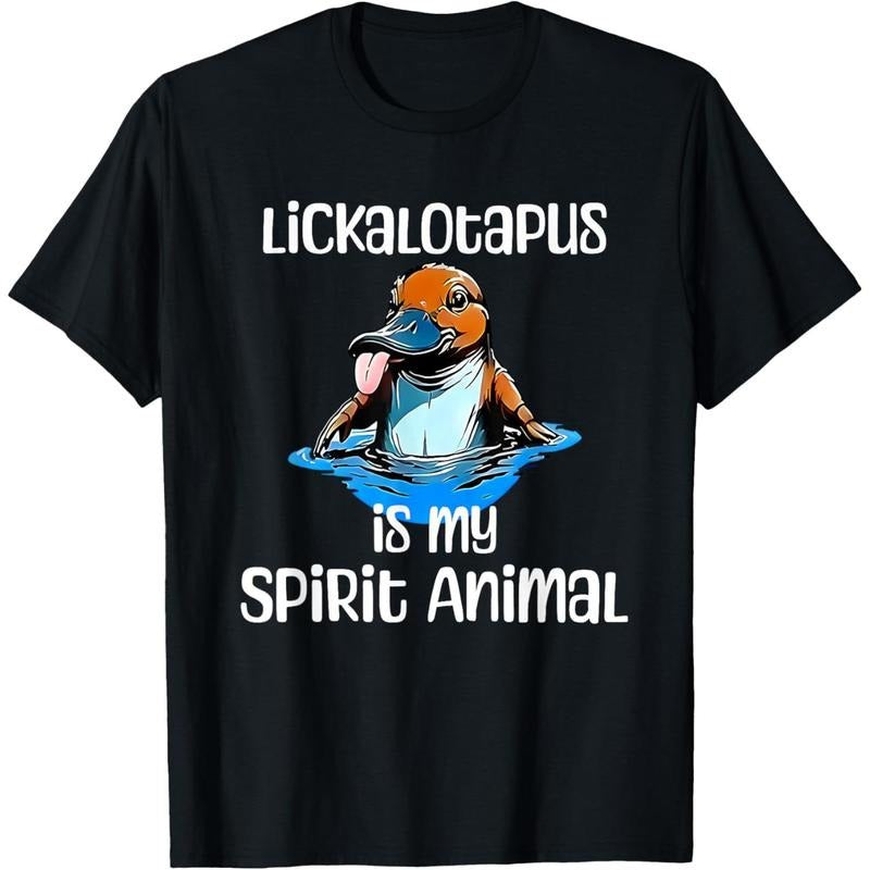 Funny Lickalotopus is My Spirit Animal Funny Platypus Humor T-Shirt made in usastyle{n002}2