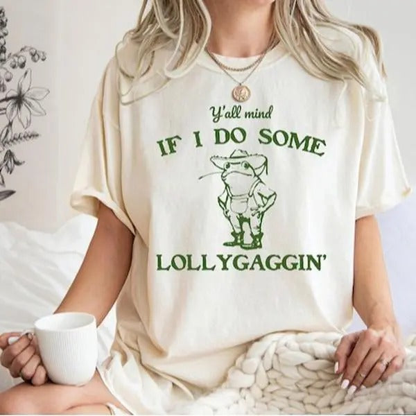 Funny Meme Shirt, Funny Frog, Cowboy Frog Tee, Gift Unisex T-Shirt