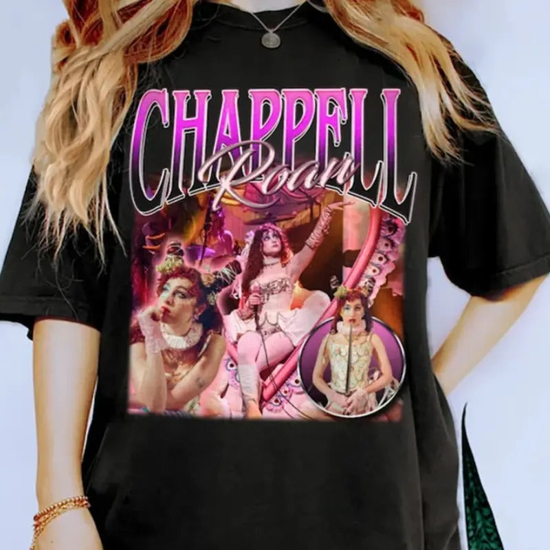 Funny Music Chappell Roan Shirt,Short Sleeve Gift For Men Women