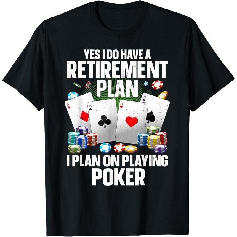 Funny Poker Design For Men Women Poker Player Poker Lover T-Shirt made in usastyle{n002}4