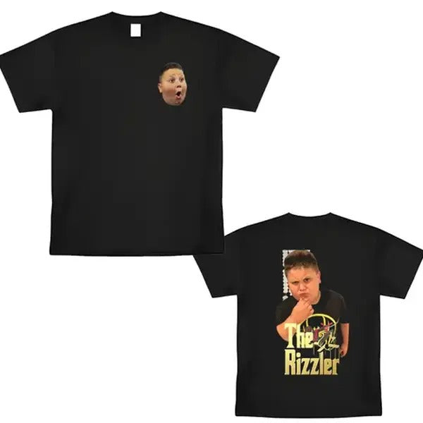 Funny The Rizzler Boys Booom Meme Gift T Shirt Streetwear , 100% Cotton, Crew Neck, Slight Stretch, Breathable &...