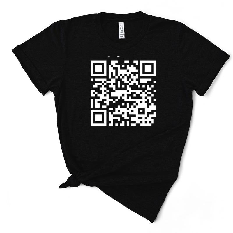Funny Women's QR Code T-Shirt - Funny TShirt