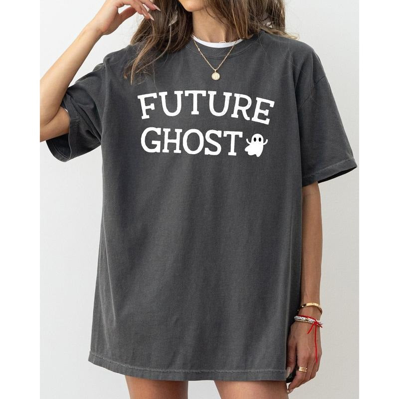 Future Ghost, Skeleton, Funny, Pumpkin, Spooky, Witch, Aesthetic, Meme, Halloween, Costume, Tshirt, Women's, Comfort Colors Tee, Spooky, Tshirt, Witch, Pumpkin, Ghost, Skeleton