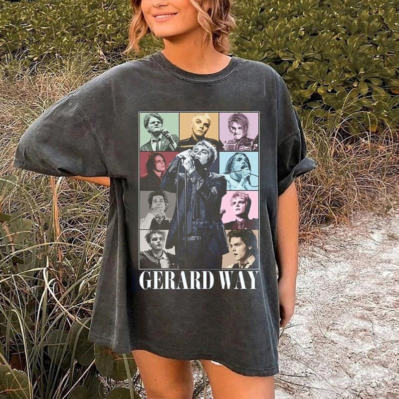 GW Tshirt Sweatshirt Hoodie, Gerard Way Vintage Shirt, Gift for men and women