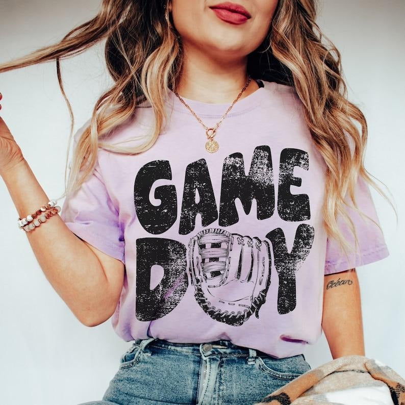 Game Day Baseball Tshirt, Baseball TShirt, Baseball School Spirit Shirt, Baseball Coach, Baseball Mom Shirt