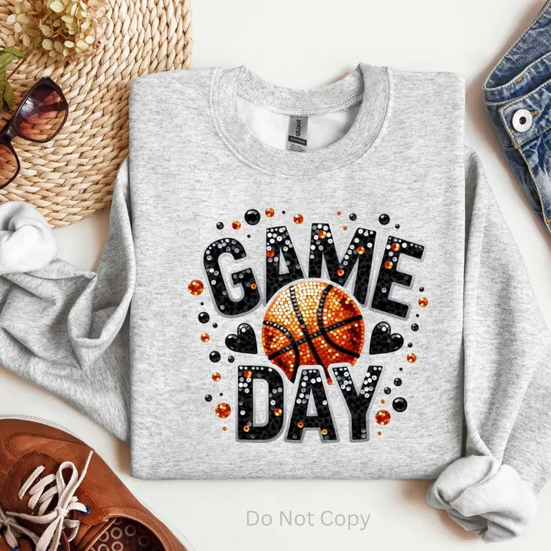 Game Day Basketball DTF Transfer