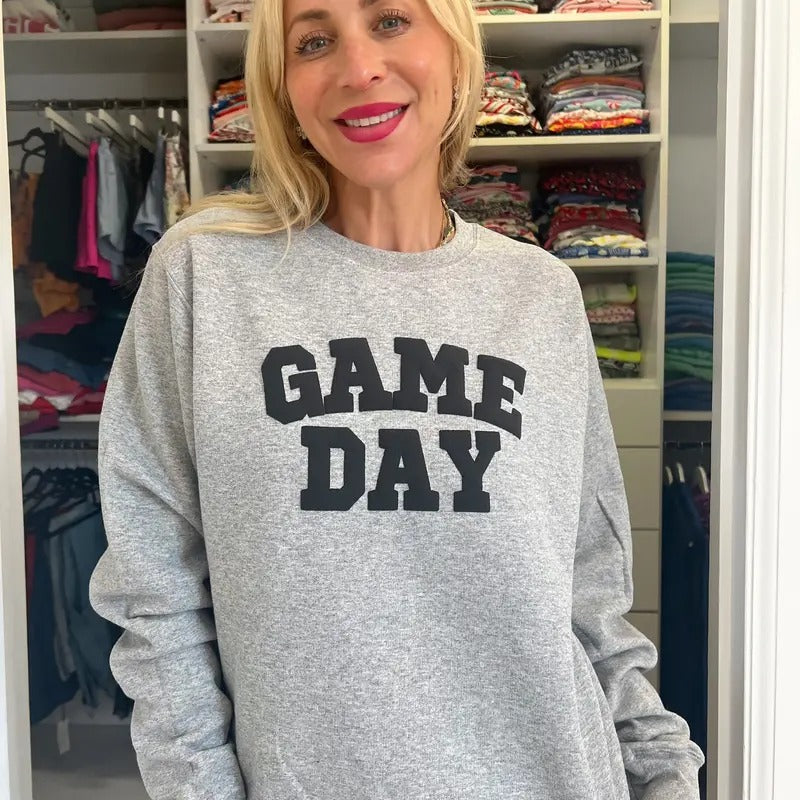 Game Day Gray Sweatshirt