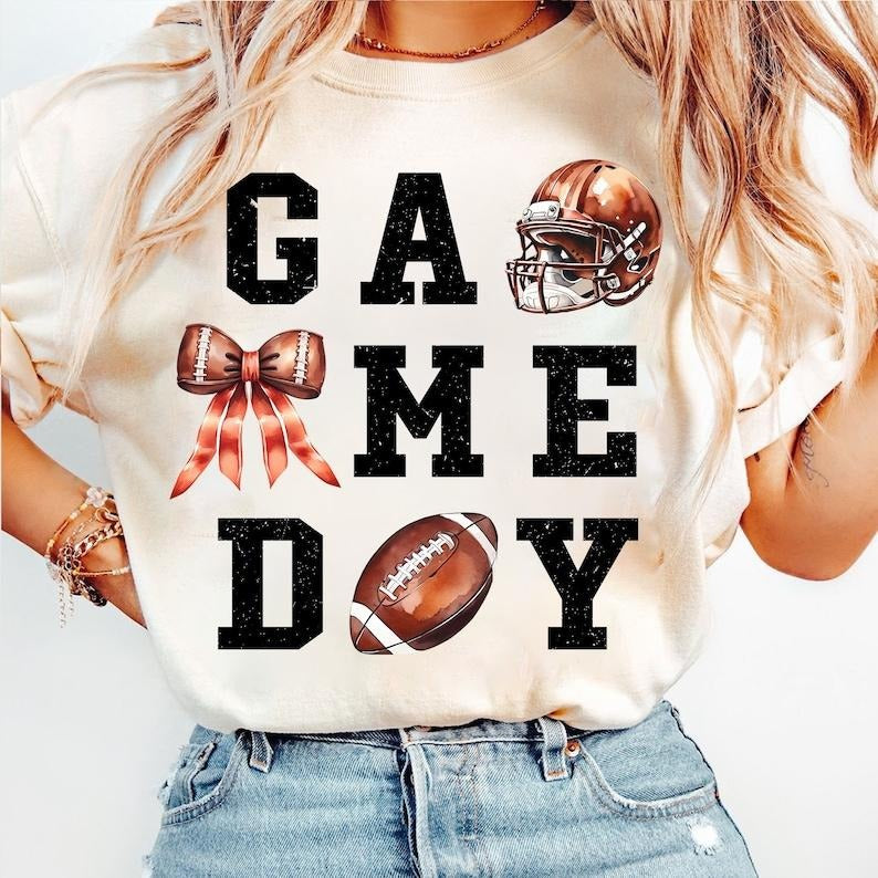 Game Day, Touchdown Football, Fall College Football Tshirt