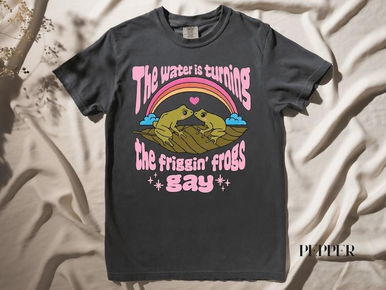 Gay Frog Lovers T-Shirt, Lesbian Frogs, LGBTQ Pride Tee, Pride Shirt, Bisexual Pride, Pansexual Pride, Gay Pride Outfit, Funny Pride T-Shirt T-shirt, sweater and Hoodie