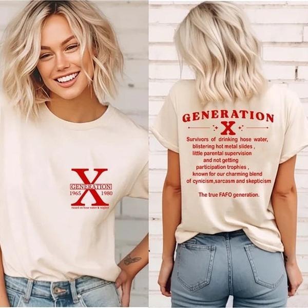 Gen X Shirt, Generation X Shirt, Raised on Hose Water and Neglect Nostalgia Shirt, 1980 Birthday Gift