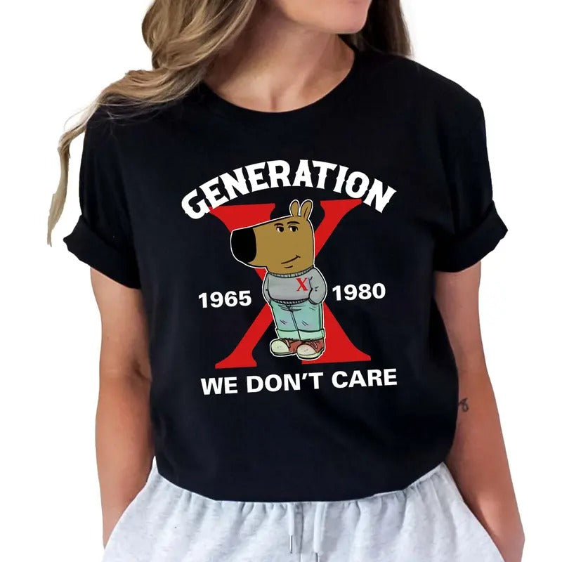 Generation X Chill Guys T-shirt, Gen X Raised On Hose Water And Neglect, Vintage Inspired Shirt, Funny Saying, Sarcasm Quotes Shirt, Comfort Cotton