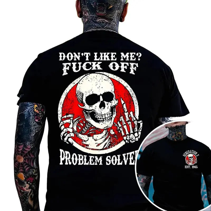 Generation X Custom Year Badass Generation T-shirt, Gen X FAFOT Shirt - 100% Cotton Top Unisex Comfort Womenswear Menswear, Custom Classic Collar Lovestyle{n002}4