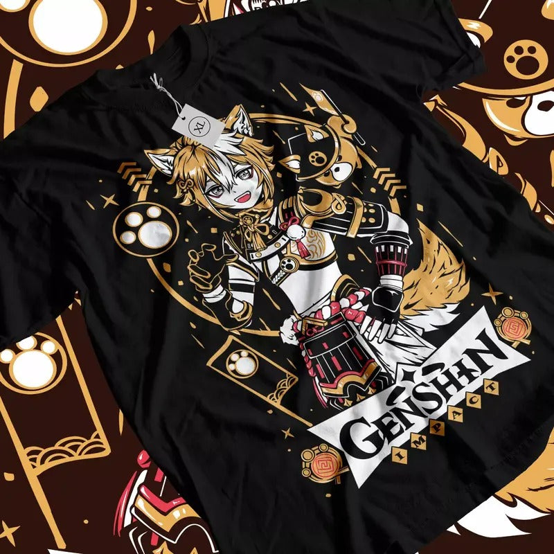 Genshin Impact Gorou UnisexT-Shirt,gorou,Anime,Manga,Graphic Tee All Size