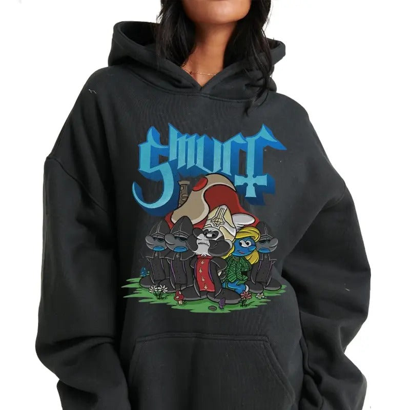 Ghhost Band Parody Hoodie, Rock Band Clothing, Heavy Metal Shirt, Unisex Sweater Pullover Tee