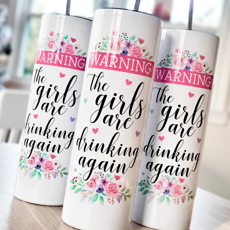 Girls Are Drinking Skinny Tumbler T-Shirts, Hoodie, Sweatshirt | WearSparks.com