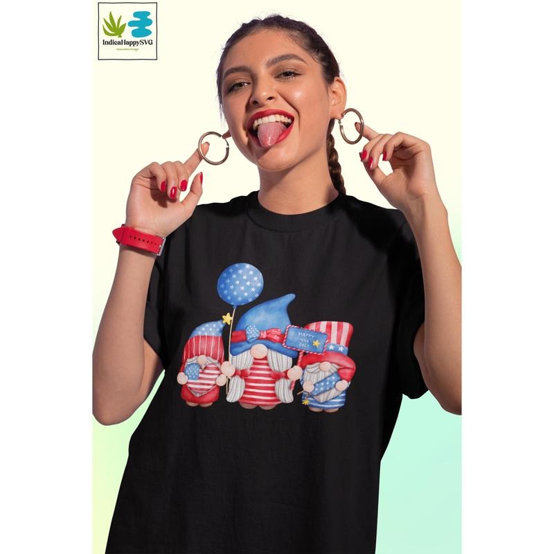 Gnomes American Flag Happy Independence Day Vintage T-shirt Independent Day Shirt Patriot Shirt Independence Day Shirt 4th Of July Shirt sweater and hoodie