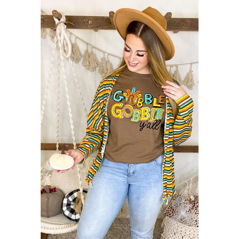 Gobble Gobble Y'all Thanksgiving T-Shirt